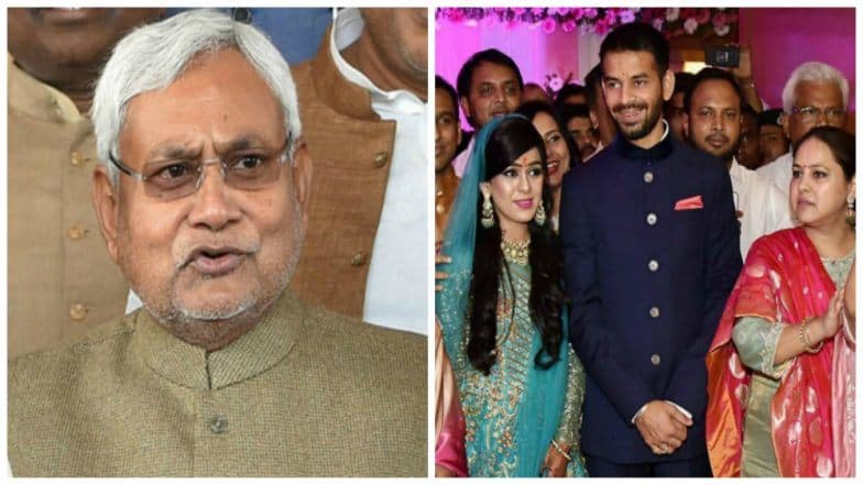 बिहार: तेजप्रताप और ऐश्वर्या राय की शादी में टूटा मंच, तो कहीं खाने को लेकर हुआ हंगामा बिहार: तेजप्रताप और ऐश्वर्या राय की शादी में टूटा मंच, तो कहीं खाने को लेकर हुआ हंगामा