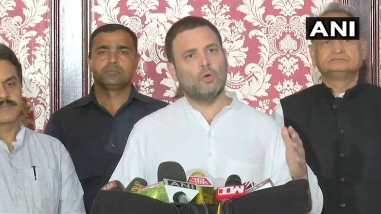 2019 लोकसभा चुनाव: राहुल गांधी ने कहा विपक्षी दलों का महागठबंधन से जुड़ना जनता की डिमांड