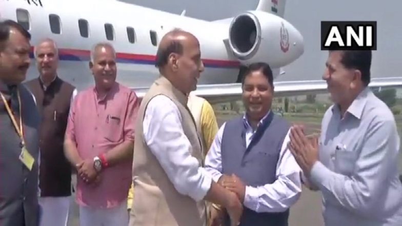 जम्मू-कश्मीर के दौरे पर पहुंचे गृहमंत्री राजनाथ सिंह, लेंगे अमरनाथ यात्रा की सुरक्षा का जायजा