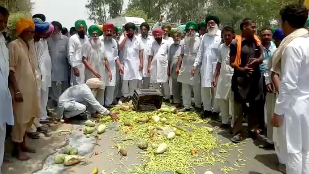 मध्य प्रदेश में 'गांव बंद' आंदोलन के तीसरे दिन, सब्जी के दाम ने छुआ आसमान
