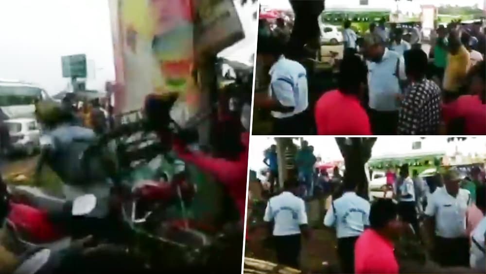 बीजेपी कार्यकर्ताओं की गुंडागर्दी, पुलिस वाले को बीच सड़क पर दौड़ा-दौड़ा कर पीटा, देखें वीडियो बीजेपी कार्यकर्ताओं की गुंडागर्दी, पुलिस वाले को बीच सड़क पर दौड़ा-दौड़ा कर पीटा, देखें वीडियो