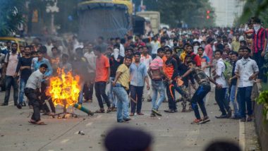 महाराष्ट्र में फिर से भड़की मराठा आरक्षण की आग, पुणे में हिंसक आंदोलनकारियों में जलाई कई बसें