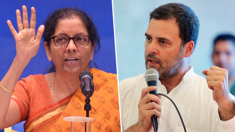 राफेल सौदे पर बोली रक्षा मंत्री निर्मला सीतारमण, कहा-पैसा न बना पाने के कारण कांग्रेस पार्टी परेशान है