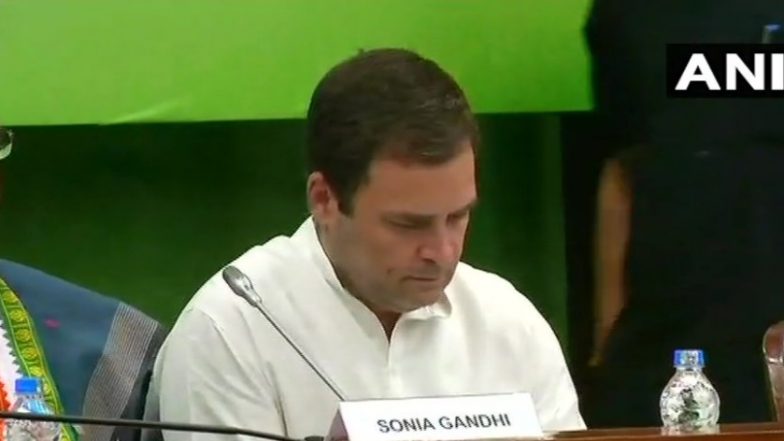 राहुल गांधी की अध्यक्षता में कांग्रेस वर्किंग कमेटी की बैठक जारी, मिशन 2019 पर चर्चा संभव