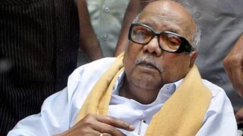 चेन्नई: DMK चीफ करुणानिधि की हालत स्थिर, डॉक्&zwj;टरों ने कहा- चिंता की कोई बात नहीं