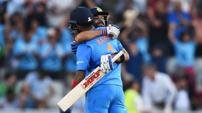 India vs Australia 1st T20 2019: लोकेश राहुल लौटे फॉर्म में, भारत ने बनाए 10 ओवर में तीन विकेट के नुकसान पर 80 रन