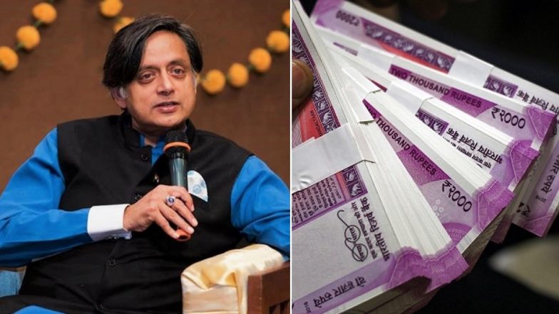 भारत का सबसे बड़ा दुश्मन छाप रहा है भारतीय नोट, शशि थरूर ने पीयूष गोयल और जेटली से मांगा जवाब