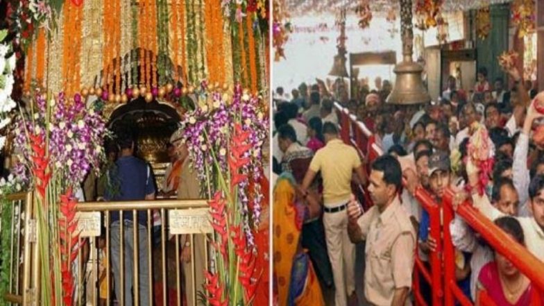 हिमाचल: भारी बारिश के बावजूद अष्टमी पर नैना देवी में उमड़े श्रद्धालु