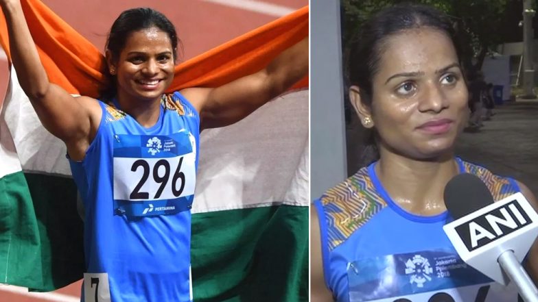 एशियाई खेल 2018: सिल्वर मेडल जीत के बाद बोली दुती चंद, कहा- मेरा मेडल भारत को समर्पित