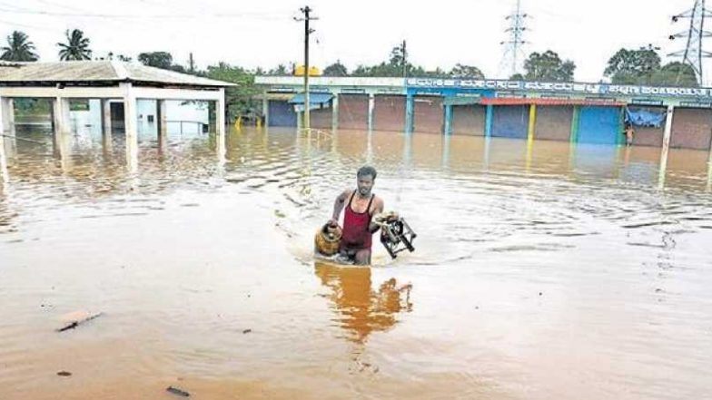 कर्नाटक में भारी बारिश से तबाही, कोडागू जिले से 4320 लोगों को बचाया गया