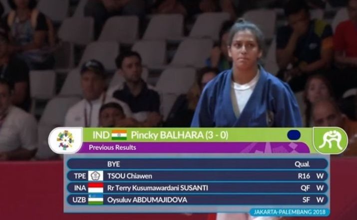 एशियाई खेल (कुराश): मालाप्रभा ने भारत को दिलाया ब्रॉन्ज मेडल, पिंकी फाइनल मे पहुंची