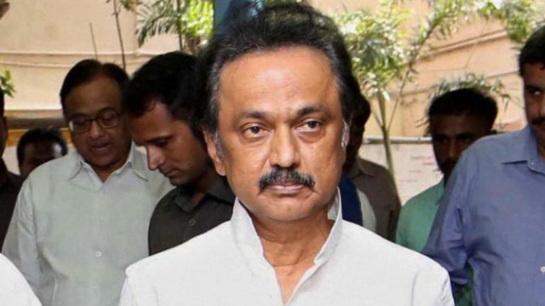 एम. के. स्टालिन ने जलसंकट को लेकर अन्ना द्रमुक सरकार पर लगाया आरोप, कहा- झीलें सूखने के बाद भी सरकार ने नहीं की कार्रवाई