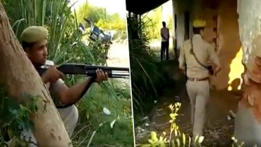 VIDEO: UP पुलिस का एक और कारनामा, मीडिया बुलाकर किया अपराधियों का लाइव एनकाउंटर