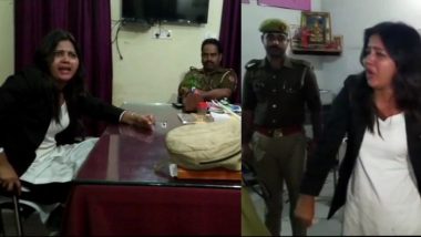 नशे में धुत महिला वकील ने पुलिस स्टेशन में मचाया उत्पात, BJP नेताओं पर मढ़ा आरोप