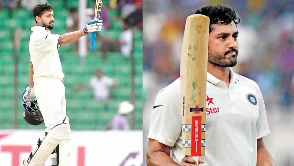 भारतीय टीम से बाहर चल रहे मुरली विजय और करूण नायर ने की सेलेक्टर्स से बगावत, कार्रवाई संभव भारतीय टीम से बाहर चल रहे मुरली विजय और करूण नायर ने की सेलेक्टर्स से बगावत, कार्रवाई संभव