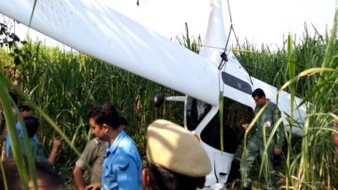 उत्तर प्रदेश: बागपत में वायुसेना का छोटा प्लेन क्रैश, दोनों पायलट सुरक्षित