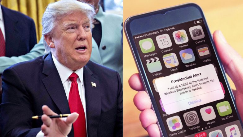 जब अमेरिकी नागरिकों को मिला ट्रम्प का Presidential alert मैसेज