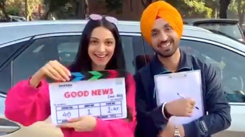 कियारा और दिलजीत ने शुरू की फिल्म 'गुड न्यूज' की शूटिंग