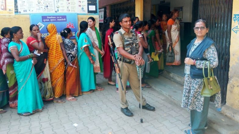 छत्तीसगढ़ विधानसभा चुनाव 2018: दोपहर तीन बजे तक 45 फीसदी पड़े मतदान