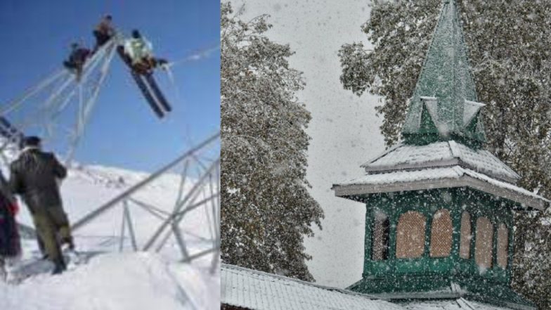 भारी बर्फबारी के चलते अंधेरे में डूबा कश्मीर, घाटी में बड़े पैमाने पर बिजली की कटौती