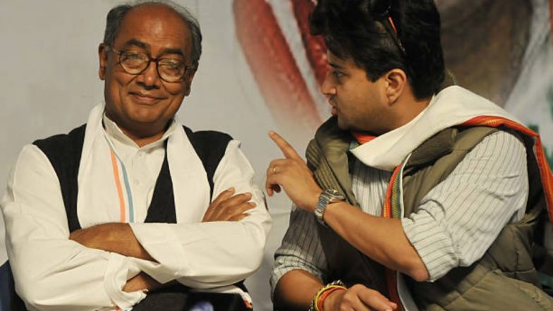 राहुल गांधी की मीटिंग में भिड़े दिग्विजय और सिंधिया, विवाद निपटाने के लिए बनाई गई कमेटी