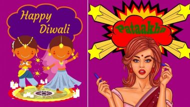 Happy Diwali Stickers for Whatsapp: इन दिलचस्प स्टिकर्स के साथ करें अपने परिजनों को दिवाली विश