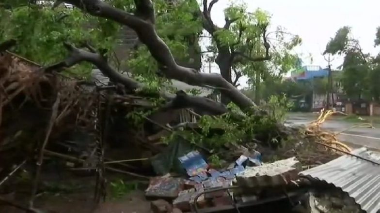तमिलनाडु तट से टकराया 'गज' तूफान, रेल सेवा बाधित, 76 हजार लोग को सुरक्षित जगहों पर भेजा गया