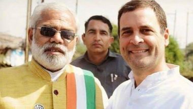 छत्तीसगढ़ विधानसभा चुनाव 2018: राहुल गांधी ने पीएम मोदी के हमशक्ल के साथ किया प्रचार, फोटो हुआ वायरल