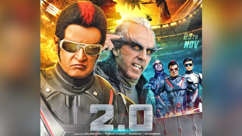 #2.0 : रजनीकांत को पर्दे पर देखते ही बेकाबू हुए फैंस, सिनेमाघरों में बजे ढोल-नगाड़े, देखें Video