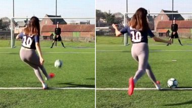 सनसनी महिला फुटबॉल फैन:  Celine Dept ने एक और मजेदार वीडियो शेयर किया Instagram पर, देखें Video