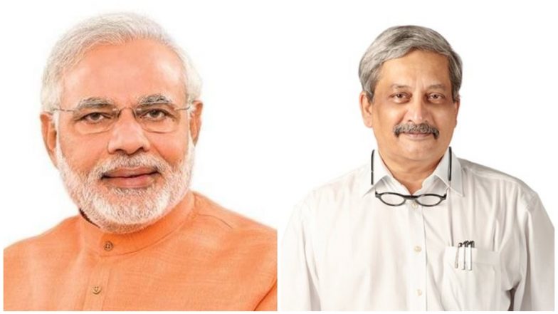 पीएम नरेंद्र मोदी ने गोवा सीएम मनोहर पर्रिकर को दी जन्मदिन की बधाई और अच्छे स्वास्थ्य की कामना