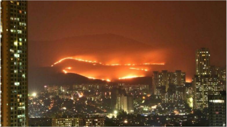 मुंबई के गोरेगांव इलाके में लगी भीषण आग, मौके पर पहुंची दमकल की 10 गाड़ियां