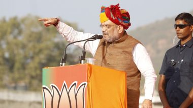 लोकसभा चुनाव 2019: अहमदाबाद में अमित शाह ने किया रोड शो, पूरा कश्मीर हमारा है के लगवाए नारे