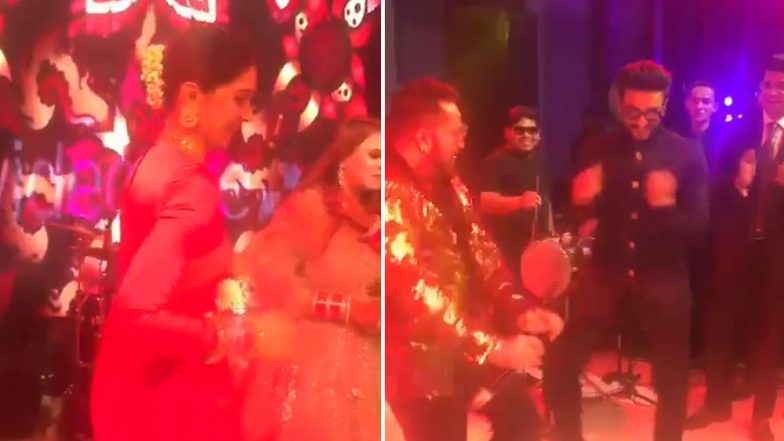 कपिल शर्मा के रिसेप्शन में दीपिका-रणवीर ने 'आंख मारे' पर लगाए ठुमके, देखें Video