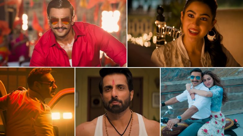 SIMMBA TRAILER: संग्राम भालेराव बने रणवीर सिंह को मिला सिंघम अजय देवगन का साथ, सारा अली खान भी हैं लाजवाब