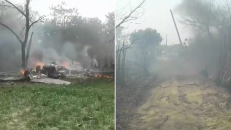 उत्तर प्रदेश: कुशीनगर में जगुआर फाइटर प्लेन हुआ क्रैश, पायलट सुरक्षित