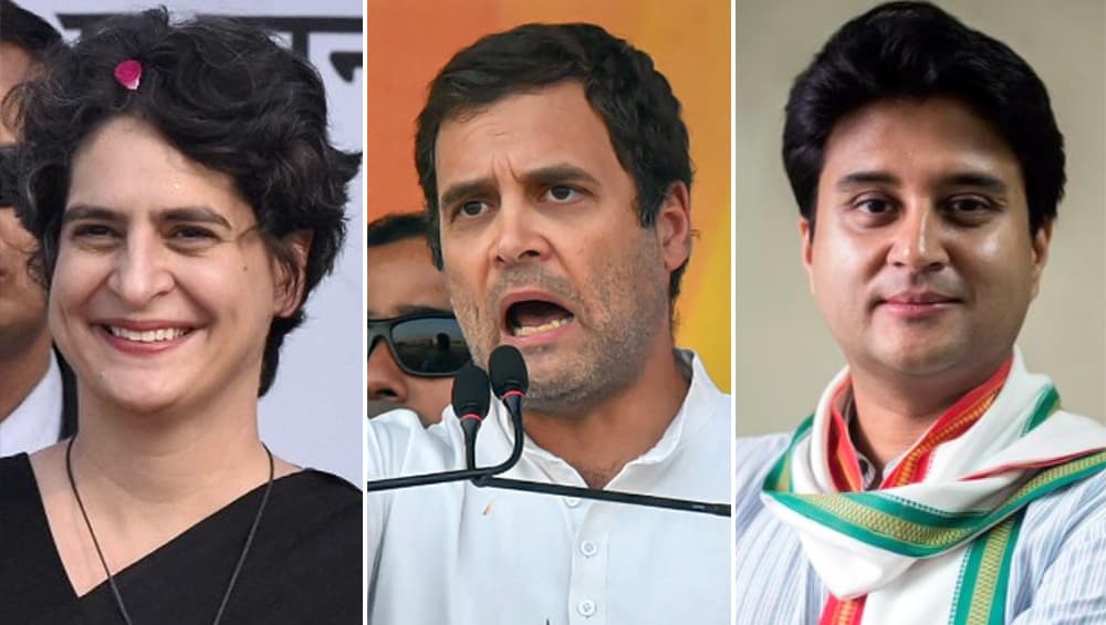 बीजेपी के गढ़ में फतह के लिए कांग्रेस ने तय की जिम्मेदारी, प्रियंका-सिंधिया के लिए बनाया 41-39 का फार्मूला बीजेपी के गढ़ में फतह के लिए कांग्रेस ने तय की जिम्मेदारी, प्रियंका-सिंधिया के लिए बनाया 41-39 का फार्मूला