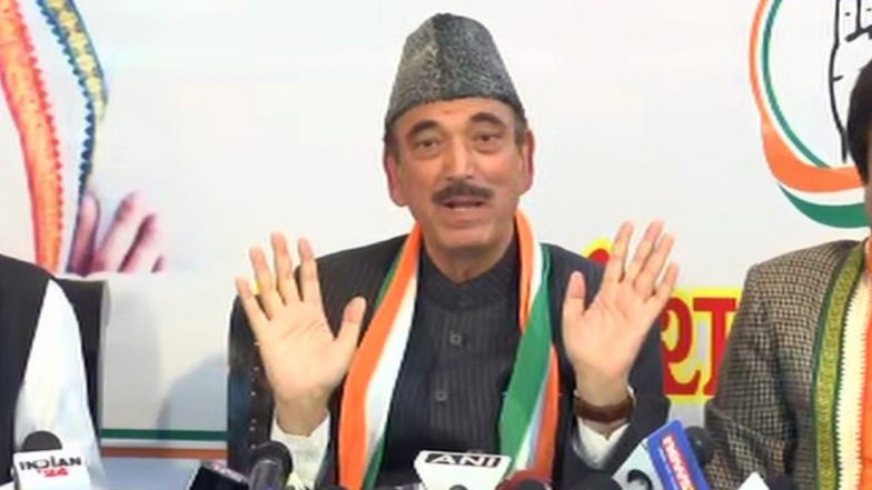लोकसभा चुनाव 2019: जम्मू-कश्मीर में बोले कांग्रेस नेता गुलाम नबी आजाद कहा- पीएम मोदी बंदूक के बल पर कश्मीरियों का दिल नहीं जीत सकते