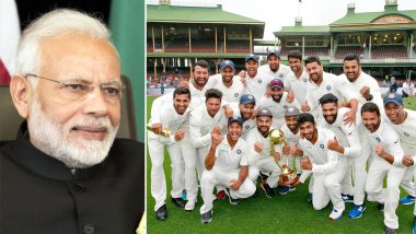 India vs Australia 4th Test: भारतीय टीम की ऐतिहासिक जीत पर प्रधानमंत्री नरेंद्र मोदी ने दी बधाई