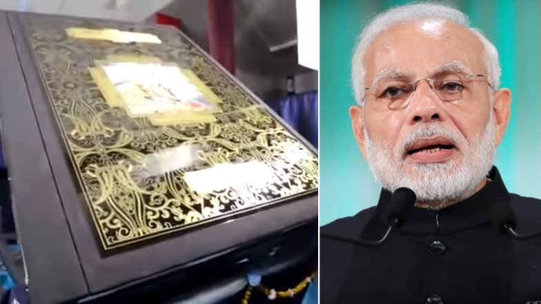 प्रधानमंत्री मोदी 15 फरवरी को करेंगे दुनिया की सबसे वजनी भगवत गीता का लोकार्पण, 800 किलो वजन और 12 फीट है लंबाई