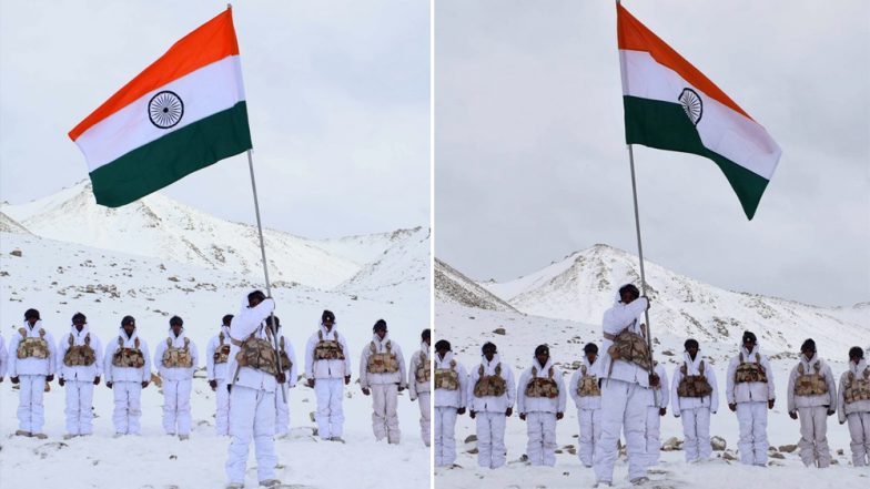 Republic Day 2019: ITBP के शूरवीरों ने लद्दाख में 18000 फीट ऊंचाई और -30 डिग्री की खून जमा देने वाली ठंड में लहराया तिरंगा