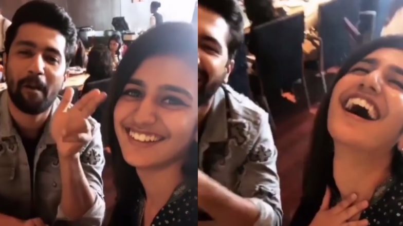 विंक सेंसेशन प्रिया प्रकाश वारियर बनी विक्की कौशल की दीवानी, Video Viral