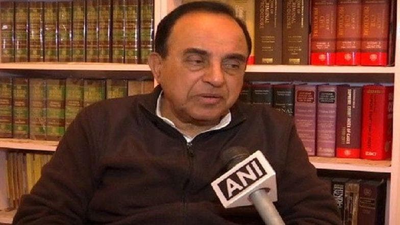 बीजेपी सांसद सुब्रह्मण्यम स्वामी का बयान, करतारपुर गलियारे का काम रोक देना चाहिए, कांग्रेस ने बोला हमला बीजेपी सांसद सुब्रह्मण्यम स्वामी का बयान, करतारपुर गलियारे का काम रोक देना चाहिए, कांग्रेस ने बोला हमला