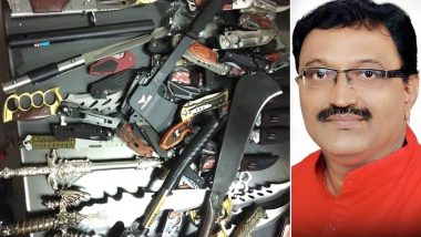मुंबई: डोम्बिवली बीजेपी कार्यकर्ता के फैशन-कॉस्मेटिक शॉप पर पुलिस ने मारा छापा, हथियारों के साथ दुकान मालिक गिरफ्तार