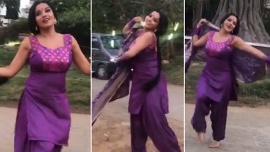 भोजपुरी स्टार मोनालिसा ने शाहरुख खान के सॉन्ग 'मेरे नाम तू' पर किया डांस, इंटरनेट पर Viral हुआ Video