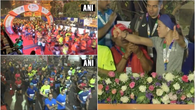 Tata Mumbai Marathon 2019: मैरी कॉम ने दिखाई मैराथन को हरी झंडी, सड़कों पर दौड़े 46,000 से ज्यादा धावक