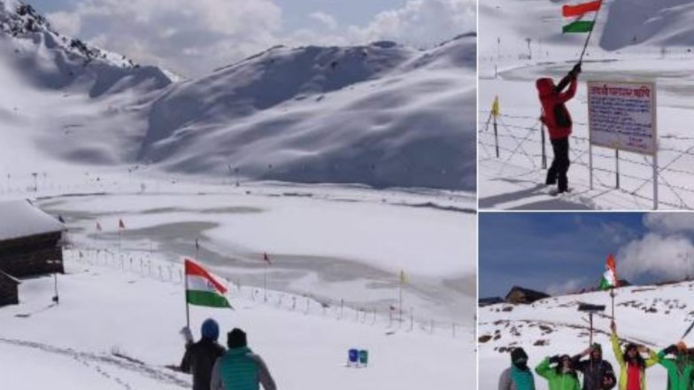Republic Day 2019: हिमाचल प्रदेश में जमी हुई झील के पास 8900 फीट की ऊंचाई पर ट्रेकर्स ने फहराया तिरंगा, बेहद खास अंदाज में मनाया गणतंत्र दिवस का जश्न