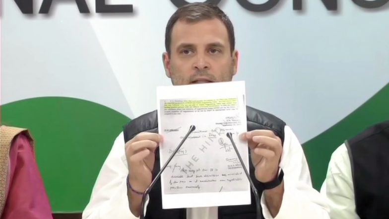 राफेल डील: राहुल गांधी का केंद्र सरकार पर बड़ा हमला, कहा- सौदे में पीएम मोदी सीधे शामिल, प्रधानमंत्री नरेंद्र मोदी को बताया चोर