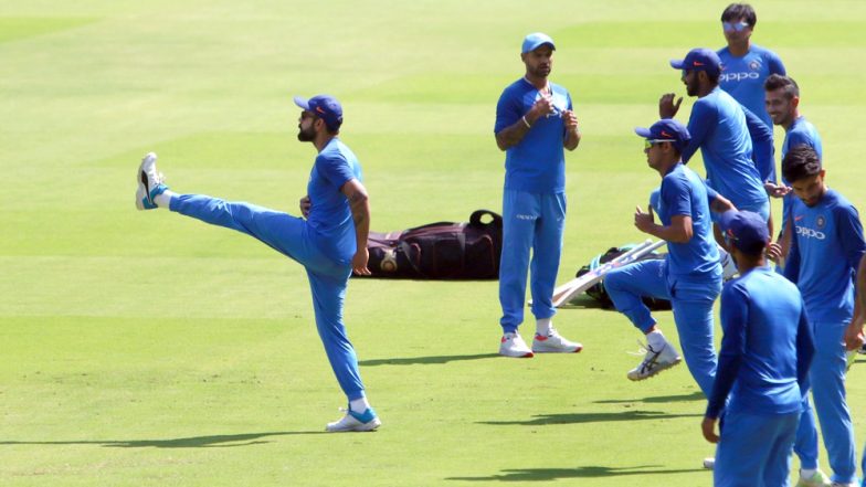 India vs Australia 2nd T20 2019: भारतीय टीम पहली T20 मैच में मिली हार का बदला लेने के लिए बेंगलुरु के चिन्नास्वामी स्टेडियम में जमकर बहा रही है पसीना