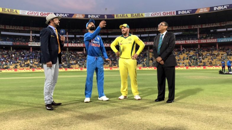India vs Australia 2nd T20 2019: ऑस्ट्रेलियाई कप्तान एरोन फिंच ने जीता टॉस, लिया गेंदबाजी का निर्णय